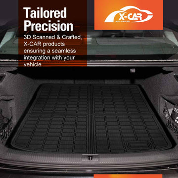 Boot Liner for Audi A4 B9 Series Sedan 2016-Onwards All Weather Cargo Mat - 0