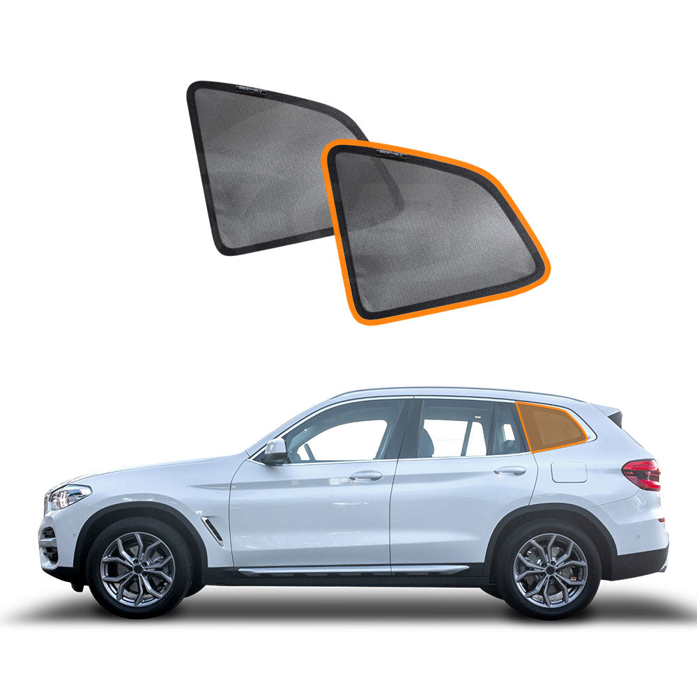ShengM Tech Magnetic Sun Shades For BMW X3 E83 (2003-2010) – Front, Rear, & Back Window Set