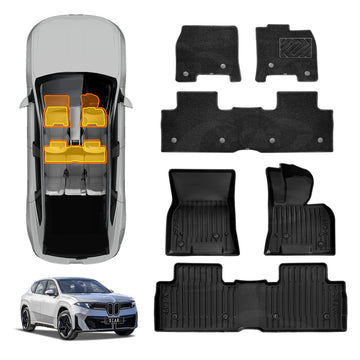 3D Floor Mats for BMW iX3 NA5 Series 2026-Onwards All Weather Car Liners