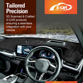 Dash Mat for BMW X2 U10 Series 2023-Onwards with HUD Non-Slip Microfiber Pad Cover - 0