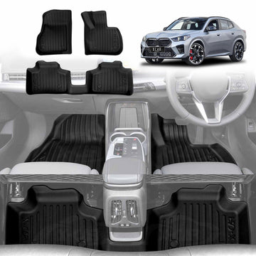 3D Floor Mats for BMW X2 U10 Series 2023-Onwards All-Weather Car Liners