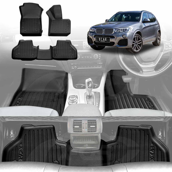 Floor Mats for BMW X3 2011-2017 F25 Series All-Weather Car Liners