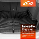 Boot Liner/ Back Seat Protector for BMW X3 2011-2017 F25 Series All Weather Car Mats-7