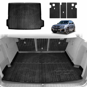 Boot Liner/ Back Seat Protector for BMW X3 2011-2017 F25 Series All Weather Car Mats