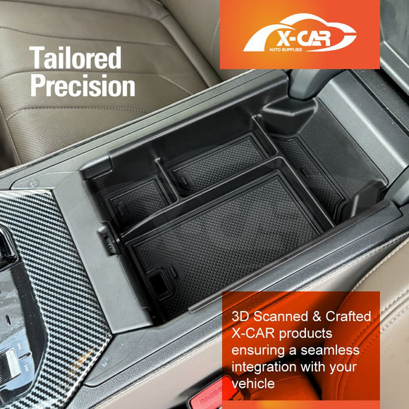 Centre Console Organiser for BMW X3 G45 2024-Onwards Wireless Charging Phone Pad Cup Holder Armrest