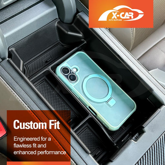 Centre Console Organiser for BMW X3 G45 2024-Onwards Wireless Charging Phone Pad Cup Holder Armrest