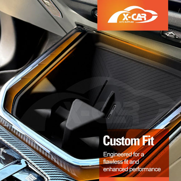 Centre Console Organiser for BMW X3 G45 2024-Onwards Wireless Charging Phone Pad Cup Holder Armrest
