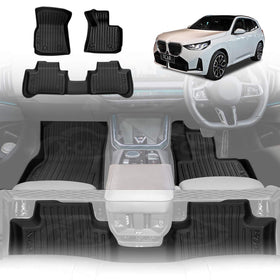 3D Floor Mats for BMW X3 G45 30e xDrive PHEV 2024-Onwards Car Liners