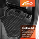 3D Floor Mats for BMW X3 G45 Series 2024-Onwards All-Weather Car Liners-7