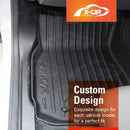 3D Floor Mats for BMW X3 G45 Series 2024-Onwards All-Weather Car Liners-5