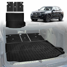Boot Liner Back Seats Protector for BMW X3 2017-2024