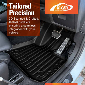 3D Floor Mats for BMW X3/ X3 M 2017-2024 All-Weather Floor Liners - 0