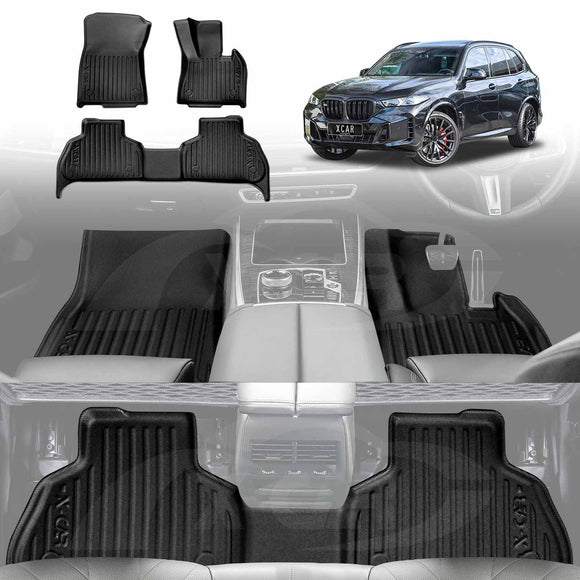 3D Floor Mats for BMW X5 G05 2018-Onwards All-Weather Car Liners