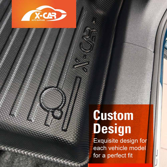 3D Floor Mats for BMW X5 F15 X5M F85 2013-2018 All-Weather Liners