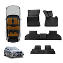 3D Floor Mats for BMW X5 F15 X5M F85 2013-2018 All-Weather Liners-1