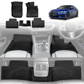 3D Floor Mats for BMW i4 G26 Hatch 2021-2026 All-Weather Car Liners