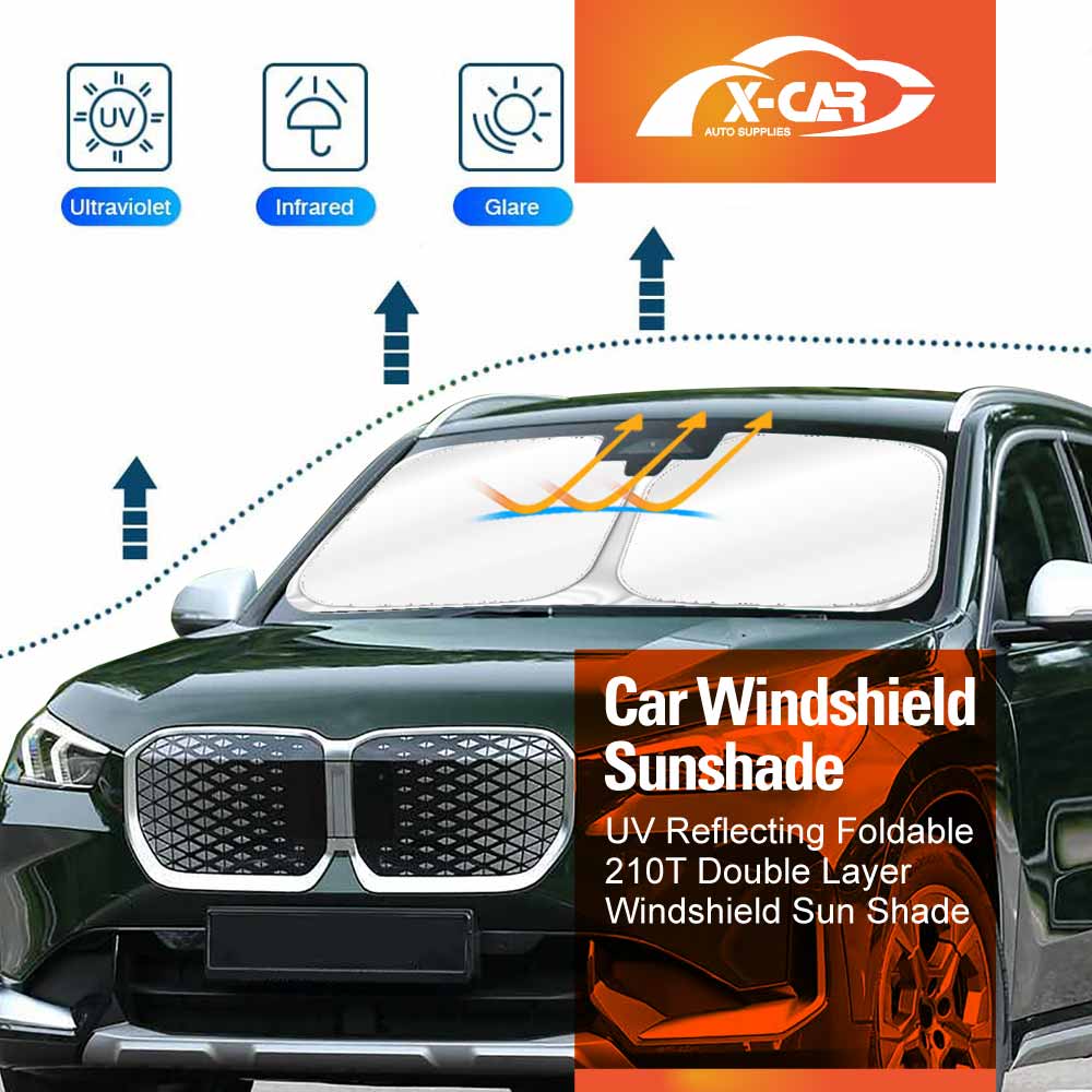 WindScreen Sun Shade for BMW iX1 2023-2025 WindShield Blind - 0