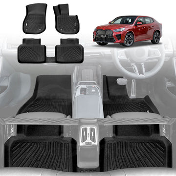 3D Floor Mats for BMW iX2 U10 Series 2024-Onwards All-Weather Car Liners