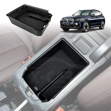 Armrest Organizer Tray for BMW iX3 2023-2025 Centre Console Storage Box Interior Car Accessories