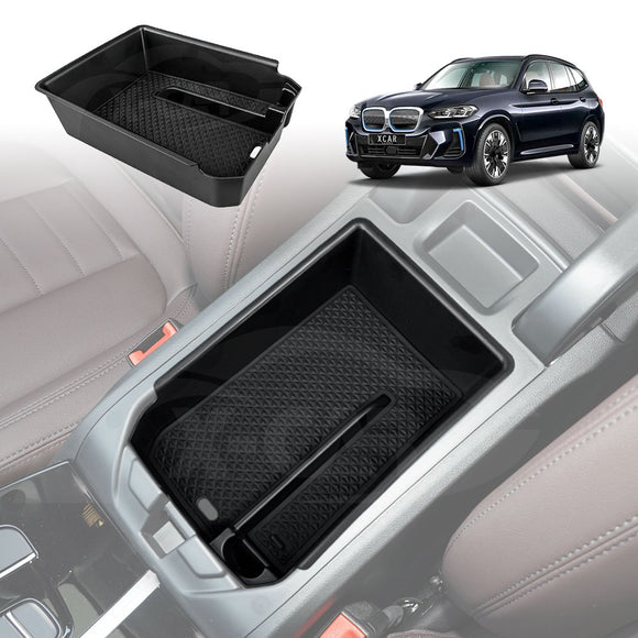 Armrest Organiser Tray for BMW iX3 2023-2025 Centre Console Storage Box Interior Car Accessories