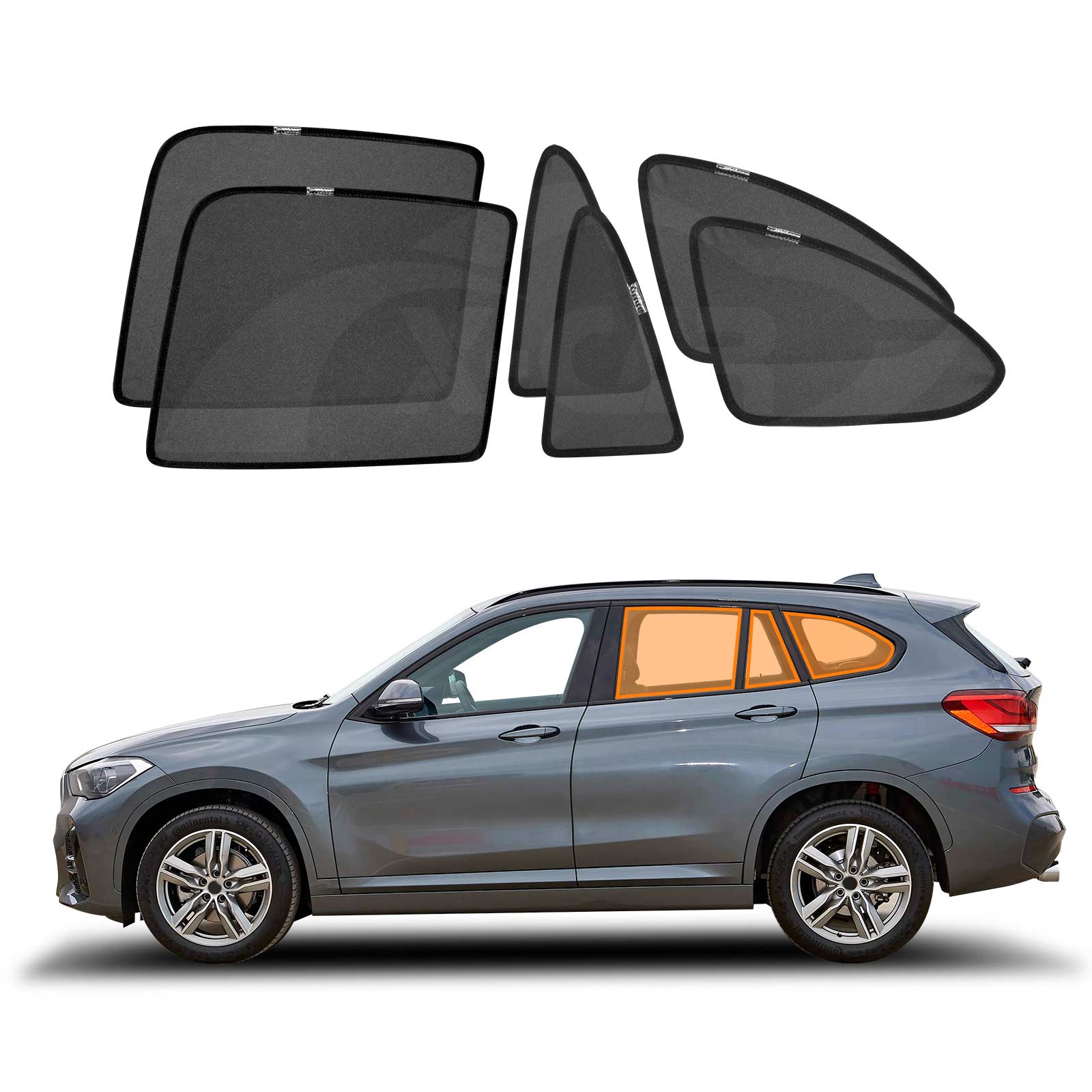 Magnetic Window Sun Shade for BMW X1 F48 Series 2nd Gen 2015-2022