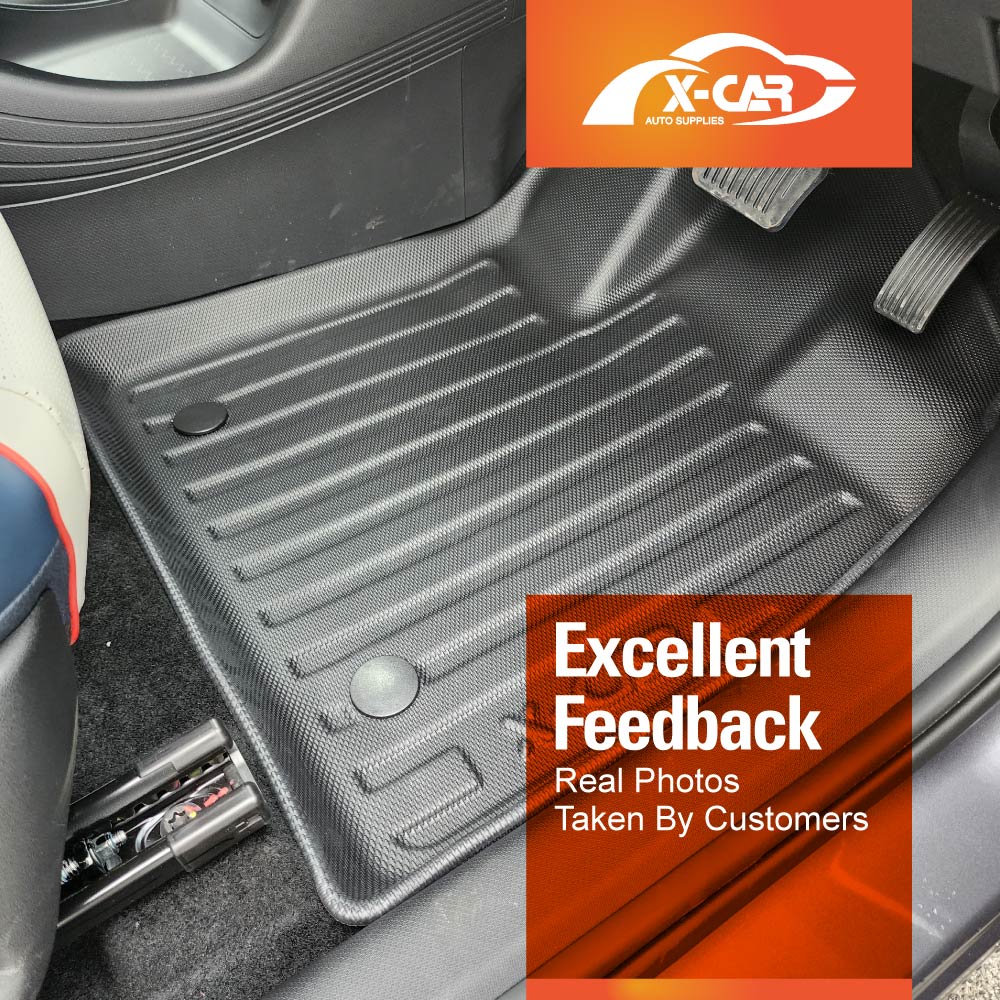 3D Car Floor Mats for BYD Atto 3 2022-2025 All-Weather Liners