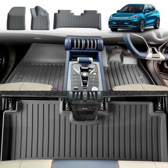 3D Car Floor Mats for BYD Atto 3 2022-2025 All-Weather Liners