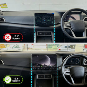 Tempered Glass Dash Centre Console Screen Protector for BYD Atto 2 Atto2 2025-Onwards Touchscreen Anti-Scratch Cover Accessories - 0