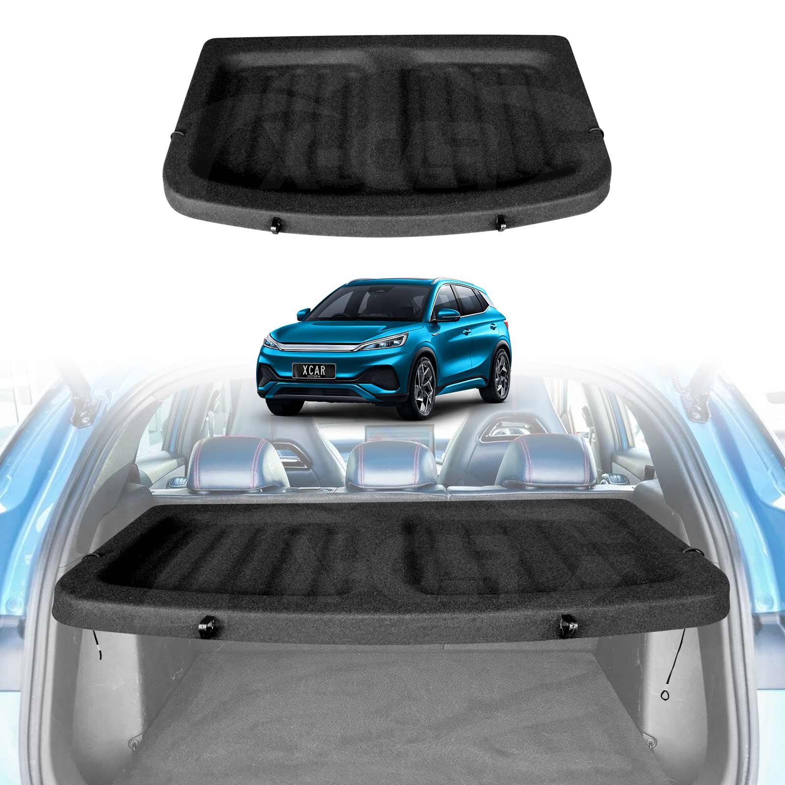 Cargo Cover for BYD Atto 3 Atto3 2022-Onwards Car Trunk Shade