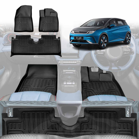3D Floor Mats for BYD Dolphin 2023-2025 All-Weather Car Liners
