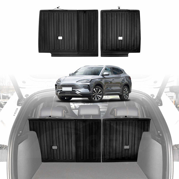 Boot Liner/Back Seat Protector for BYD SEALION 6 2024-2025 All-Weather Cargo Trunk Mat