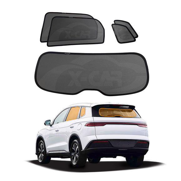 X-CAR window sun shades installed on BYD Sealion 5 car windows.
