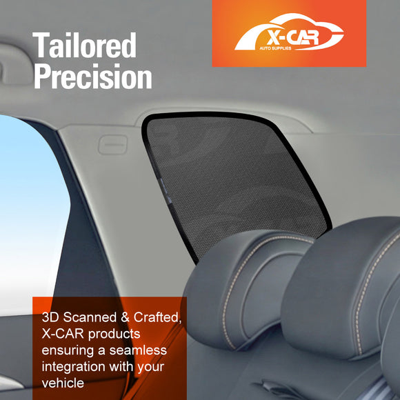 X-CAR window sun shades installed on BYD Sealion 5 car port window.