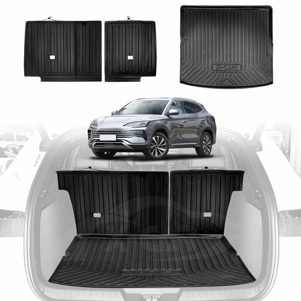 Boot Liner/Back Seat Protector for BYD SEALION 6 2024-2025 All-Weather Cargo Trunk Mat