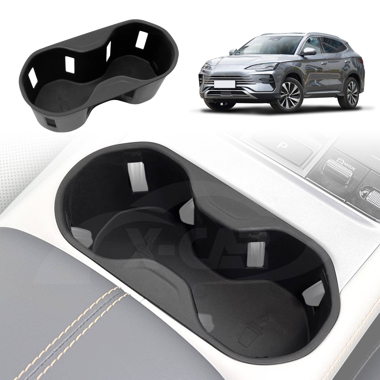Centre Console Organizer Tray for BYD SEALION 6 2024-2025 Armrest Storage Box Cup Holder