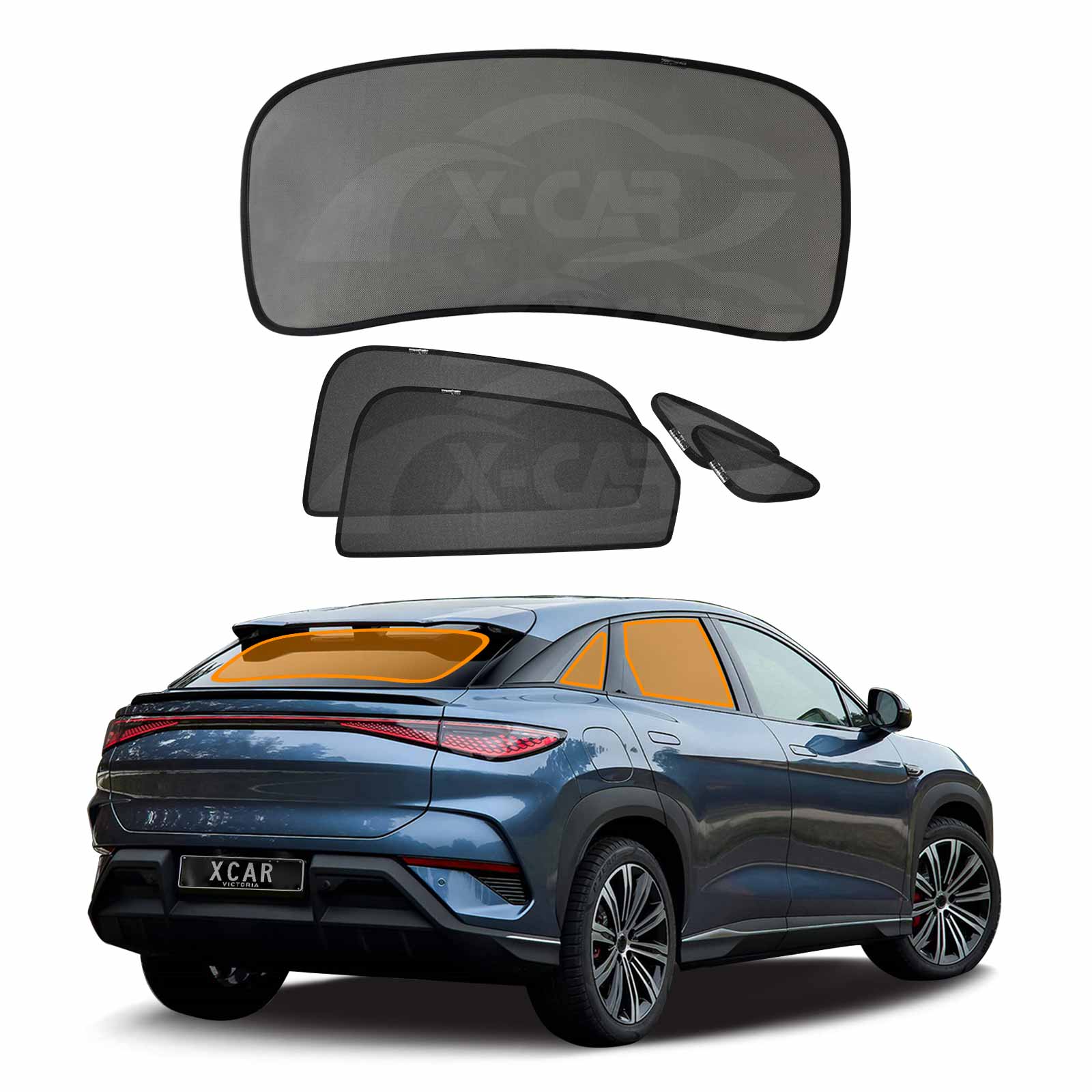 Window Sun Shade for BYD SEALION 7 SEALION7 2025-Onwards Sun Blind Mesh