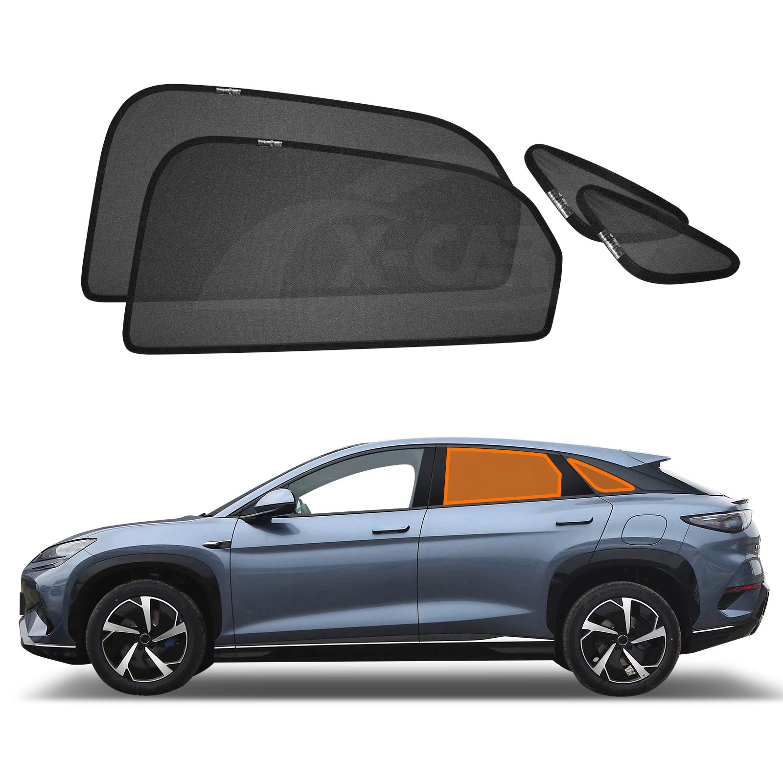 Window Sun Shade for BYD SEALION 7 SEALION7 2025-Onwards Sun Blind Mesh