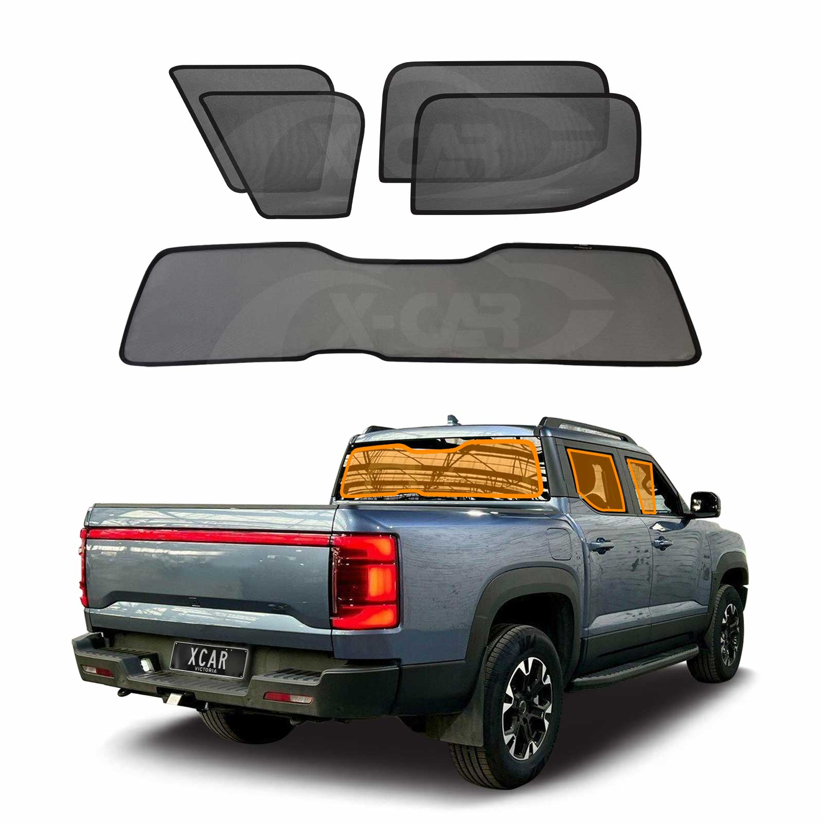 Window Sun Shade for BYD Shark 6 2024-Onwards Sun Blind Mesh