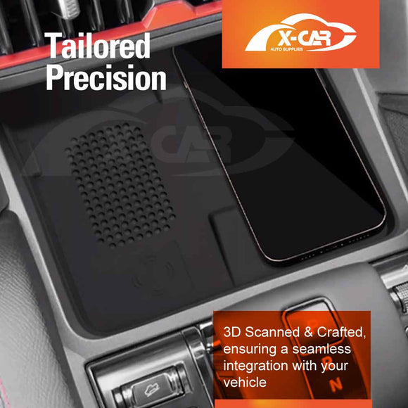 Center Console Organizer for BYD Shark 6 2024-Onwards Armrest Storage Tray Charging Mat Cup Holder Interior Accessories