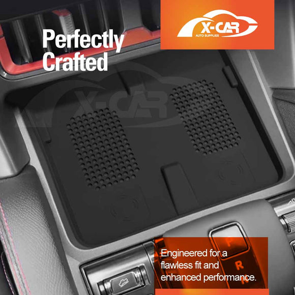 Center Console Organizer for BYD Shark 6 2024-Onwards Armrest Storage Tray Charging Mat Cup Holder Interior Accessories