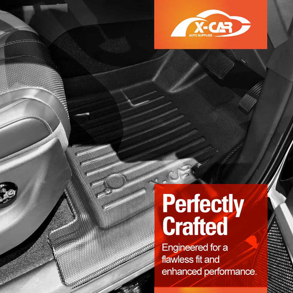 3D Car Mats for BYD Shark 6 2024-2025 All-Weather Floor Liners