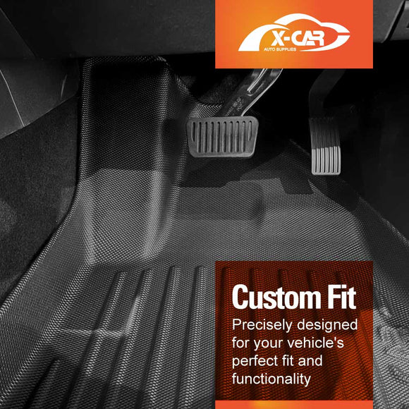 3D Car Mats for BYD Shark 6 2024-2025 All-Weather Floor Liners