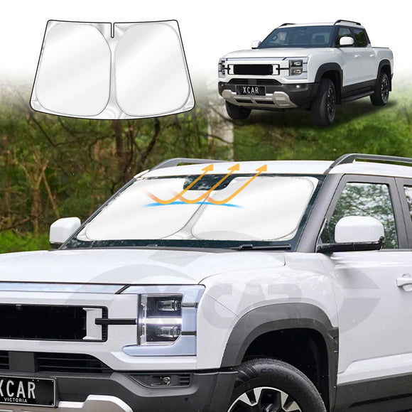 WindScreen Sun Shade for BYD Shark 6 2024-Onwards WindShield Blind