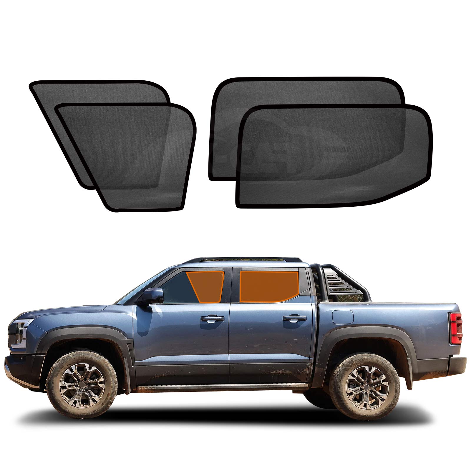 [Pre-order]Window Sun Shade for BYD Shark 6 2024-Onwards Sun Blind Mesh