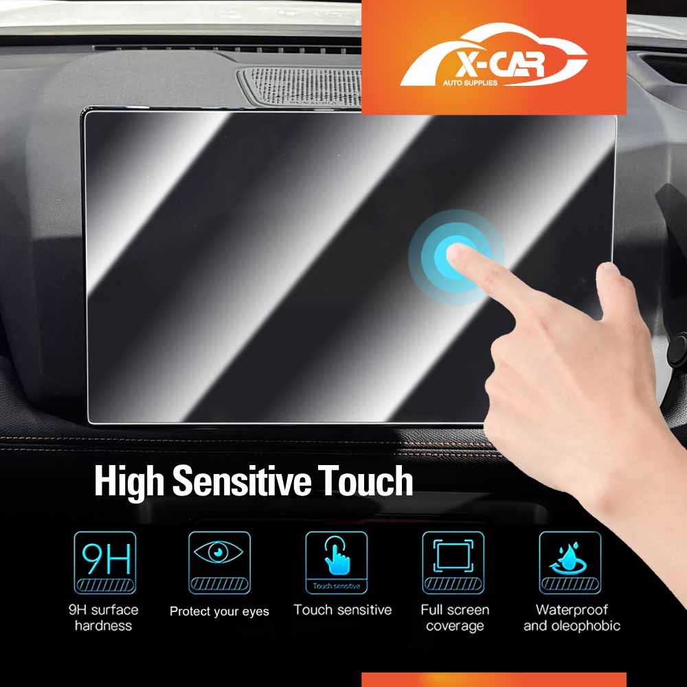 BYD Shark 6 2024-Onwards Tempered Glass Dash Screen Center Console Screen Protector