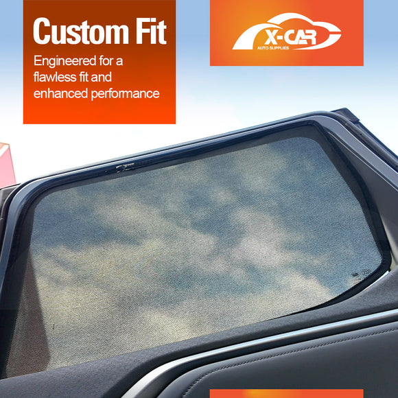 Rear Window Sun Shades for LDV Terron 9 Dual Cab 2025-Onwards Blind Mesh