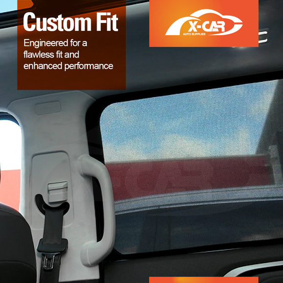 Rear Window Sun Shades for LDV Terron 9 Dual Cab 2025-Onwards Blind Mesh
