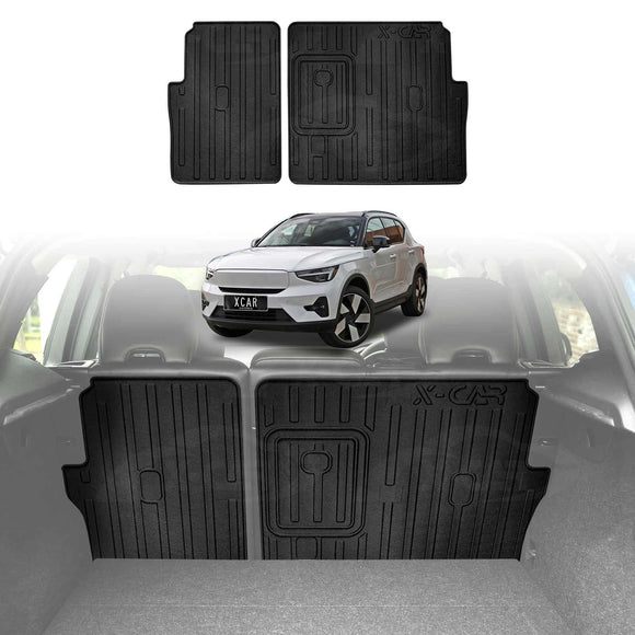Boot Liner/ Back Seat Protector for Volvo C40 EX40 2022-Onwards All-Weather Cargo Mat