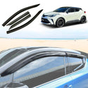 WeatherShields for Toyota CHR C-HR 2016-2023 Car Weather Shields Wind Deflectors Sun Visors