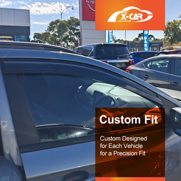 Weathershields for Hyundai Kona 2017-2023 Car Weather Shields Wind Deflectors Sun Visors